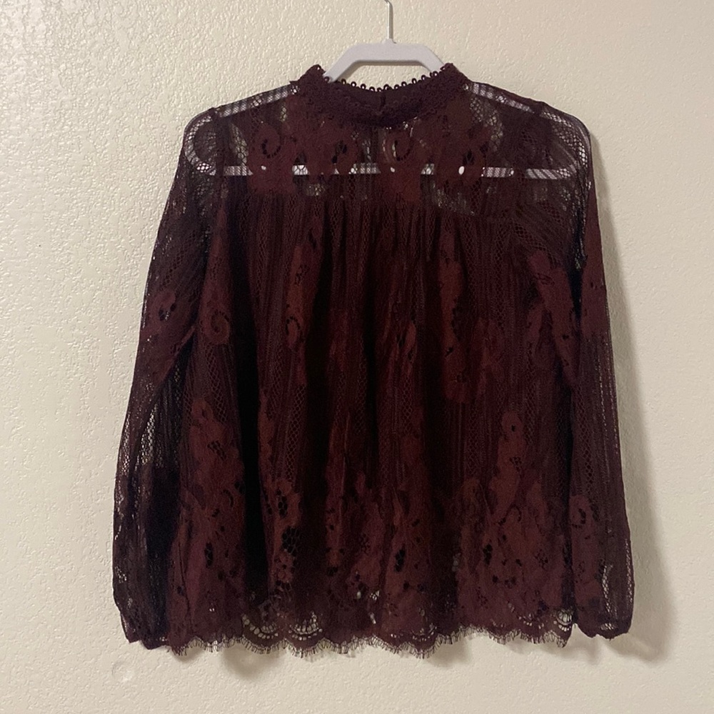 Xhilaration Maroon Dress Top